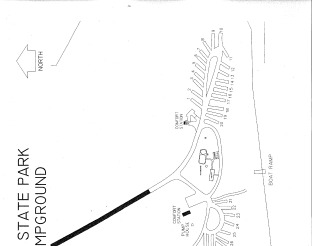 Victor Campground Map